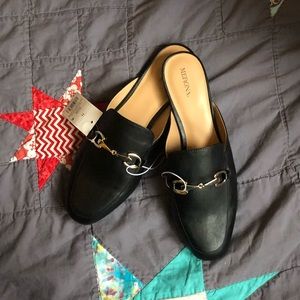 NWT Merona Kona mules 11 Black